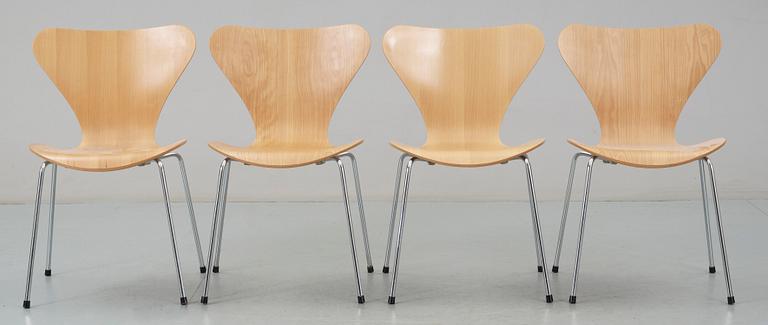 STOLAR, 4 st, "Sjuan", Arne Jacobsen, Fritz Hansen.