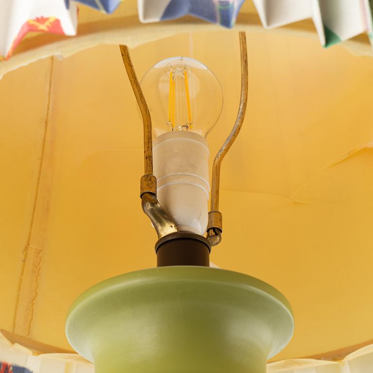 A ceramic table lamp, second half of the 20th century.