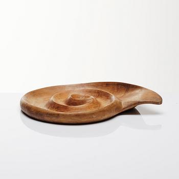 Russel Wright, an 'Oceana' sculpted wooden bowl, USA. Alva & Gunnar Myrdal Collection.