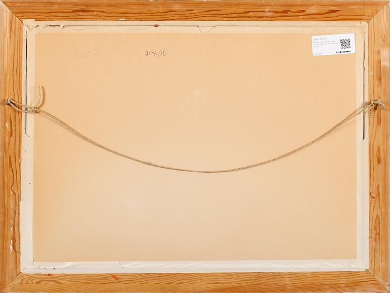 HARRY WALDOW, olja på pannå, signerad och daterad 16.