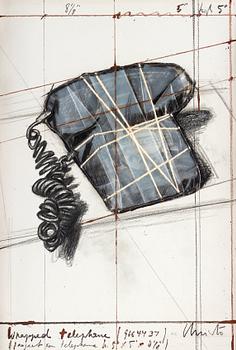 183. Christo & Jeanne-Claude, "Wrapped Telephone" ur "12 years of Galeria Joan Prats, 1976-1988".