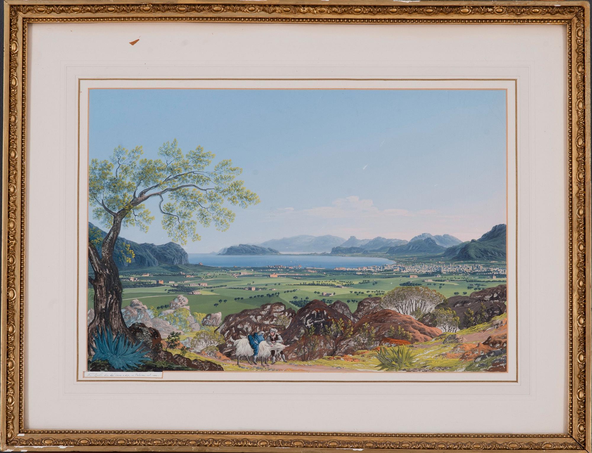 Francesco Zerilli, PANORAMA ÖVER PALERMO.