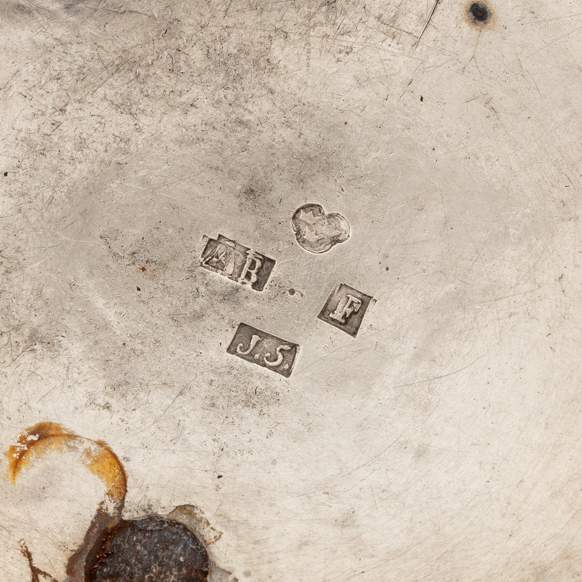 Fickur, av John Davis, London, tidigt 1700-tal, Barock.