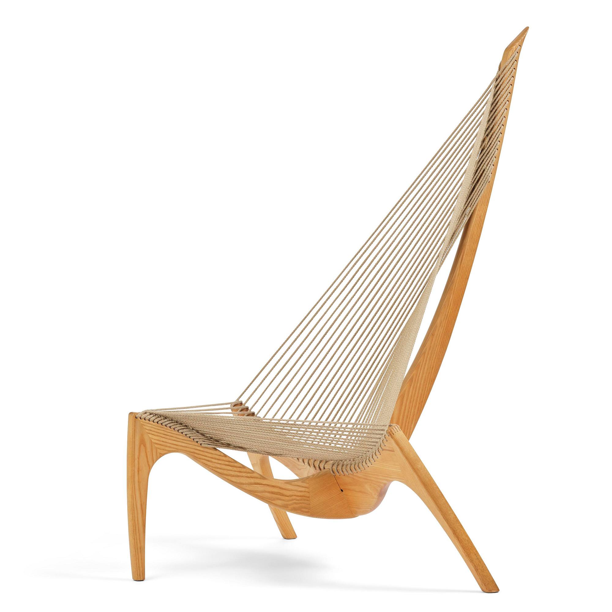 Jørgen Høvelskov, stol, "Harpestolen", Christensen & Larsen, Danmark, 1960-tal.