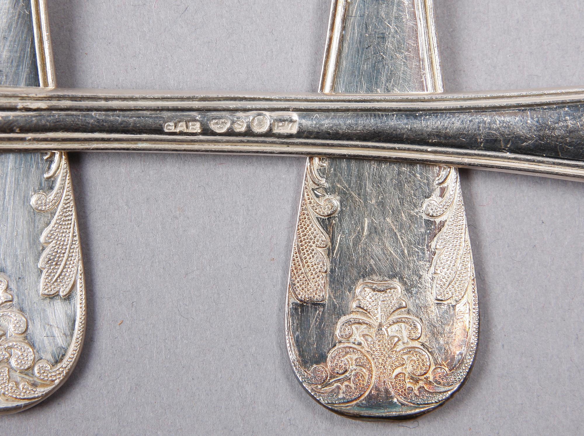 BESTICKSERVISDELAR, 15 st, silver, bl a GAB, K Andersson, AG Dufva, Stockholm, 1912-7.