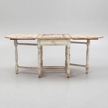 Drop-leaf table, 19th century.