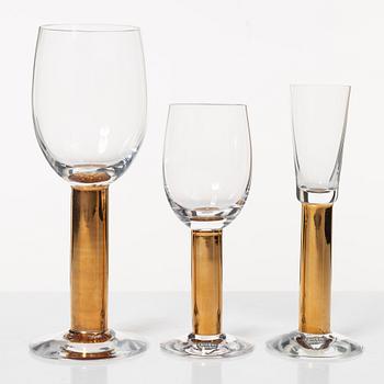 Gunnar Cyrén, Twelve "Nobel" glasses, Orrefors.