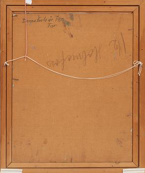 GUNNAR JONN, olja på pannå, signerad och daterad -54.