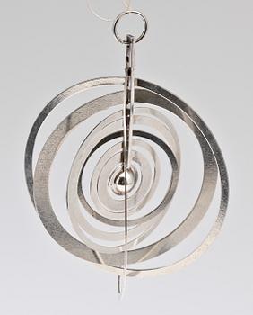HÄNGE, sterling silver, "Silver Moon", Tapio Wirkkala, Nils Westerback, Helsingfors, Finland 1973.