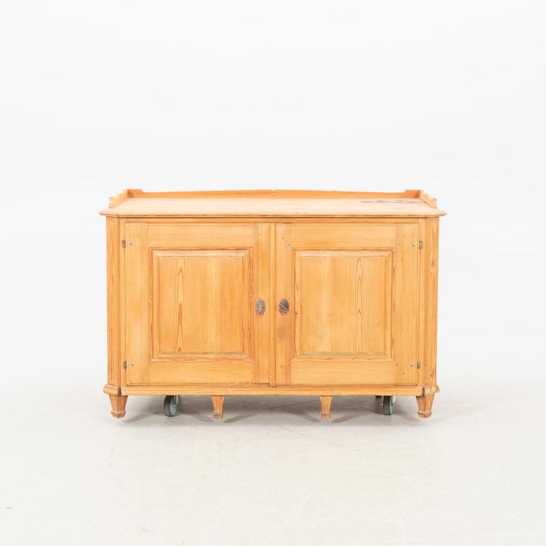 A Swedish pine cabinet alter part of the 19th century.