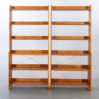 Bookcases, Ikea Leksvik, 2 pcs, pine.