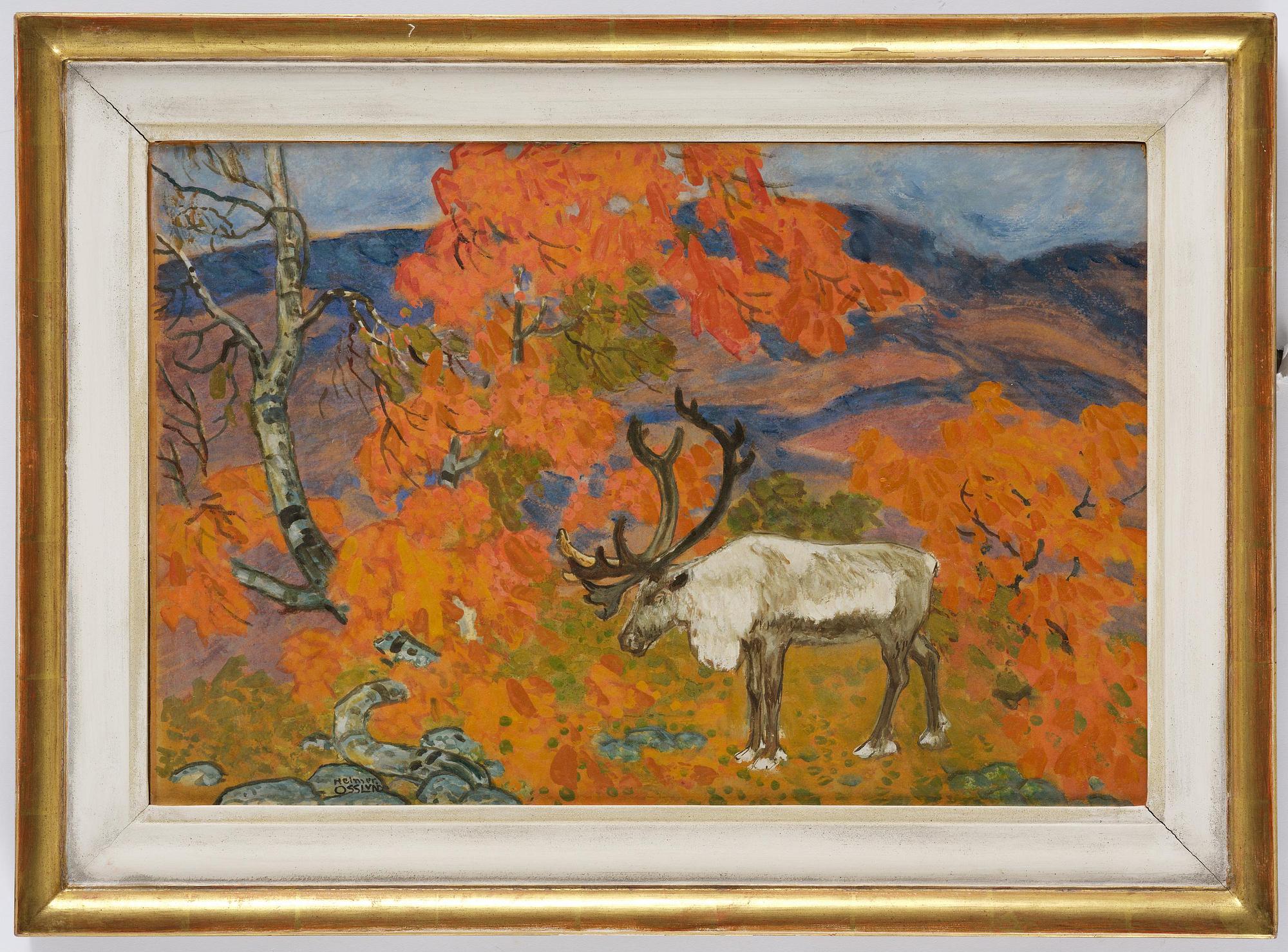 Helmer Osslund, "Höststämning, Sjöfallet".