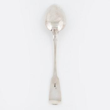 A Russian Silver Serving Spoon, Moscow 1890.