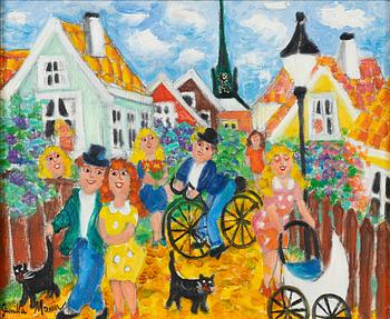 Gunilla Mann, "Promenad i Arboga".