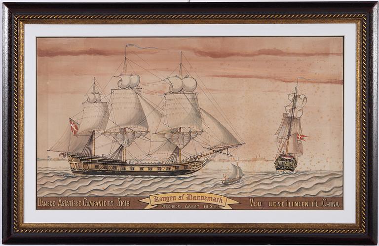 Christian Carl Tronier, 163. Christian Carl Tronier (1800-tal), Ostindiefararen "Kongen av Dannemark".