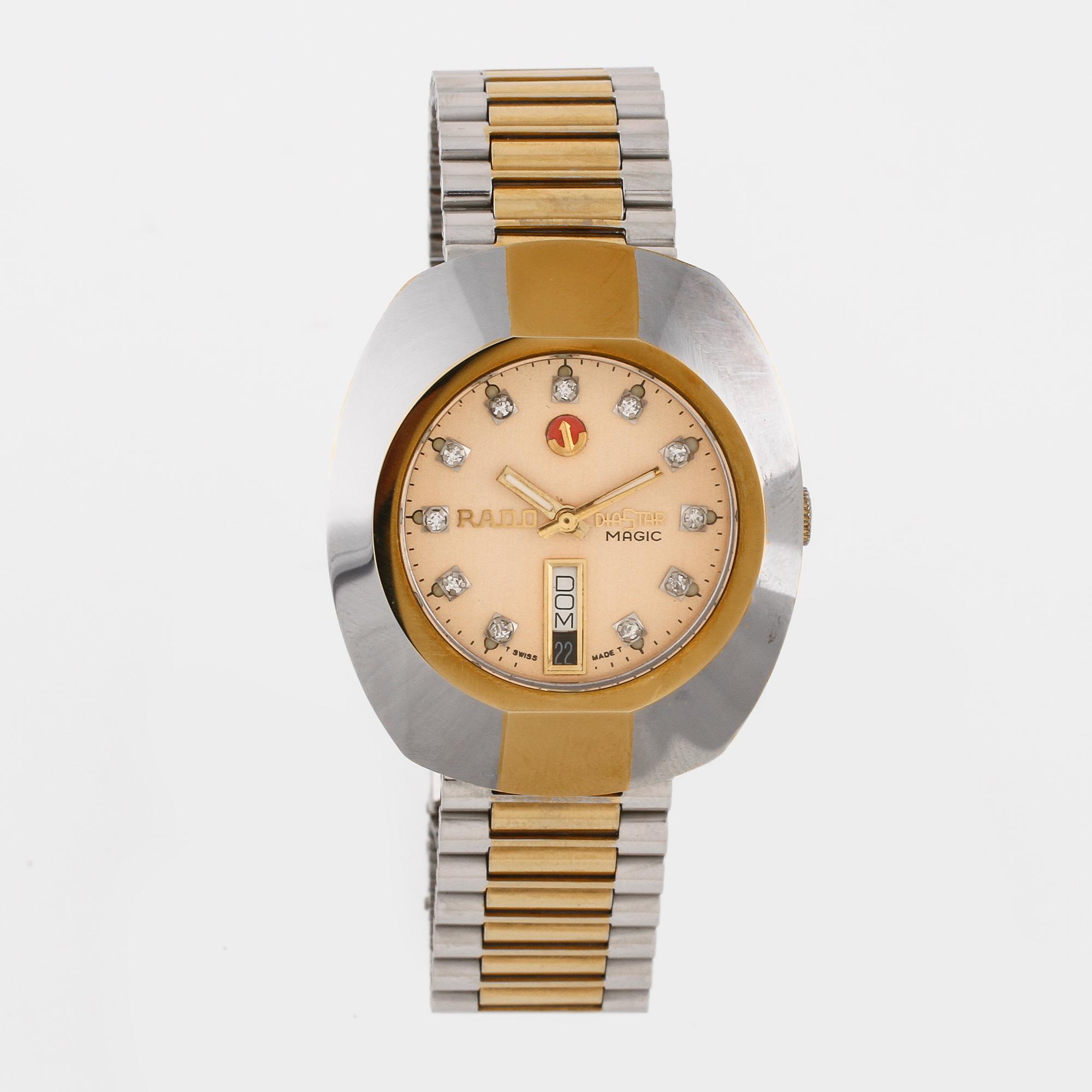 RADO Diastar Magic wristwatch 43 5 x 36 mm. Bukowskis