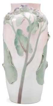 1112. A Rörstrand art nouveau porcelain vase, circa 1900.