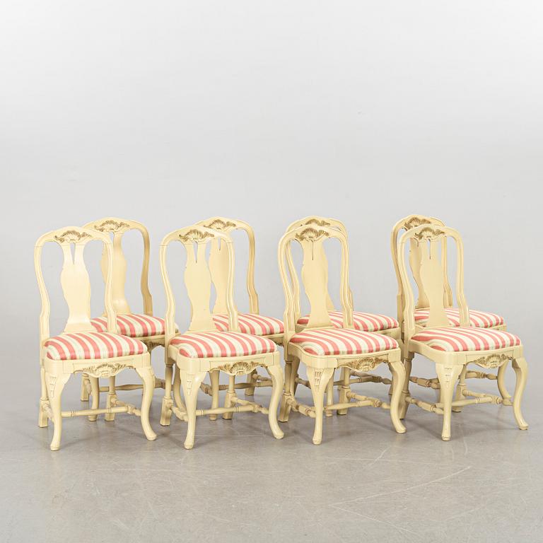 MATGRUPP 9 dlr rokoko-stil Gärsnäs möbler 1950-tal.