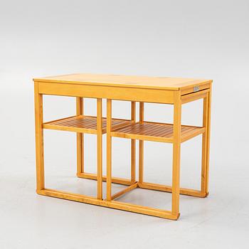 Carl Malmsten, nesting tables, 3 pieces, "Släden", Anniversary model 1988 no. 465.