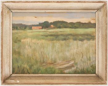 Lotte Laserstein, Lake landscape.