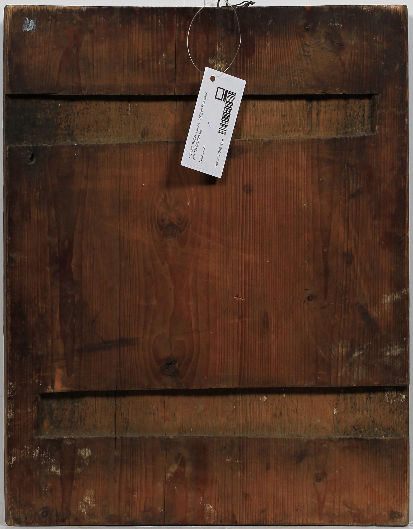 IKON, pannå, troligen Ryssland och 1700/1800-tal.