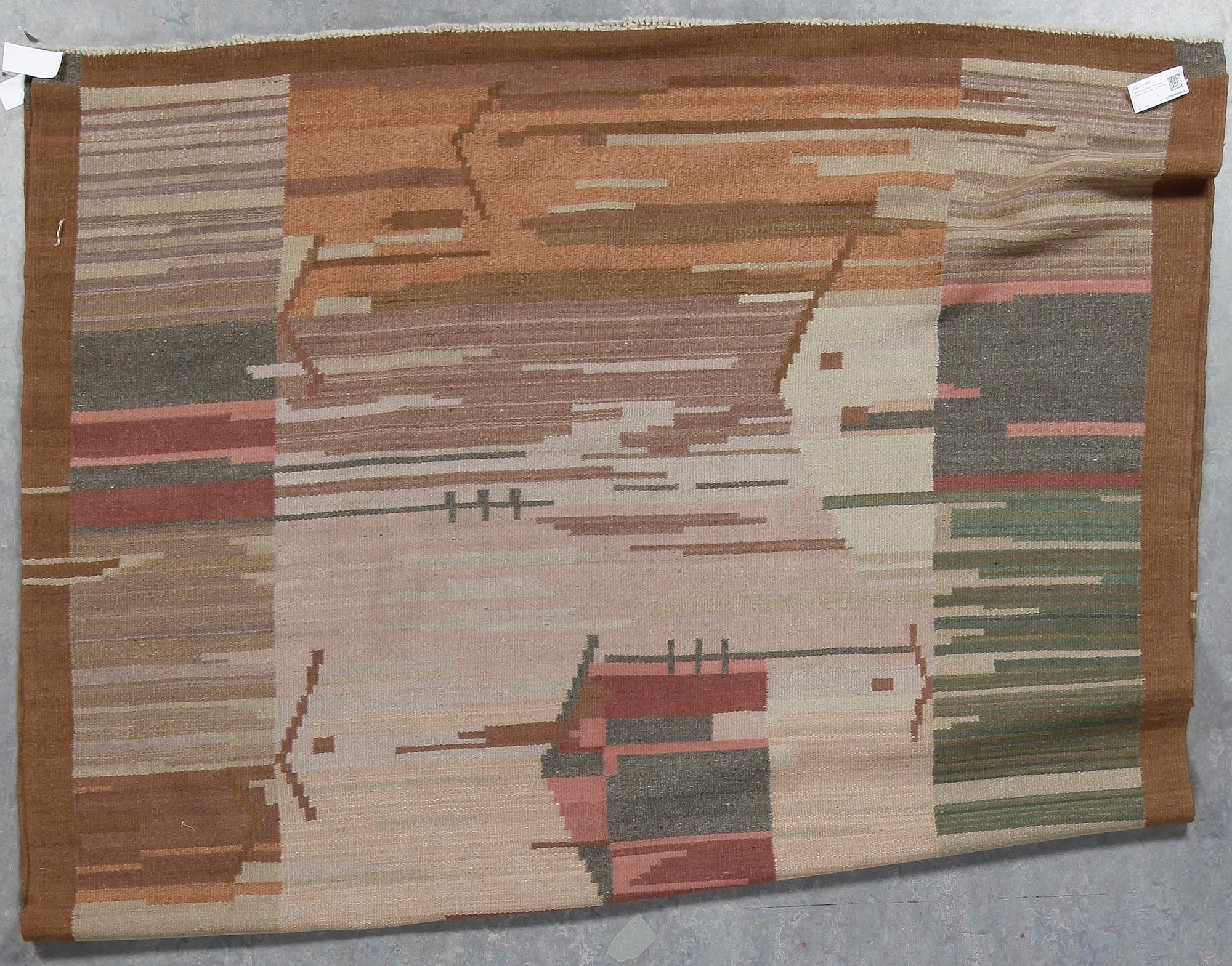 MATTA, rölakan, Sannolikt Finland, 1930-tal. Ca 296x195 cm.