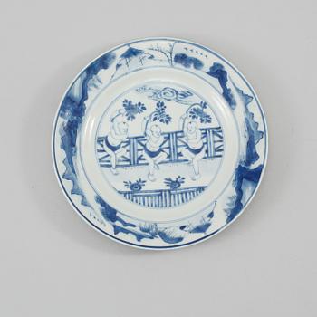 TALLRIK, porslin, Kina, Qianlong, 1736-1795.