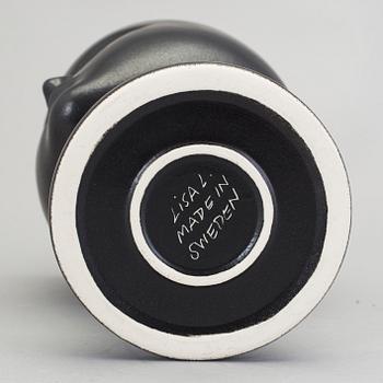 A stoneware vase by Lisa Larson, Gustavsberg.