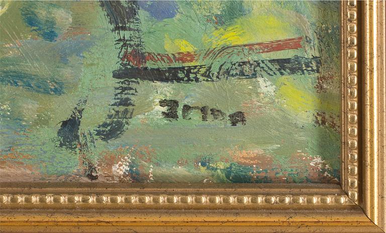 IRINA VISHNEVSKAYA, tillskriven, olja på duk, bär otydlig signatur.