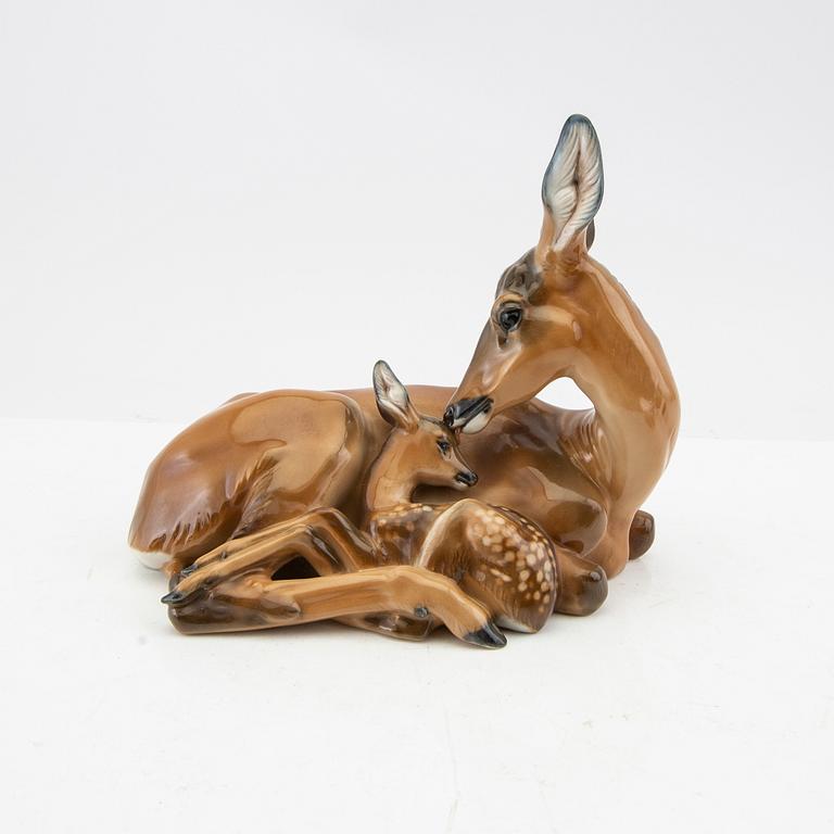 Figurines 4 pcs including TH Kärner Rosenthal/Efchenbach Germany mid-20th century porcelain.