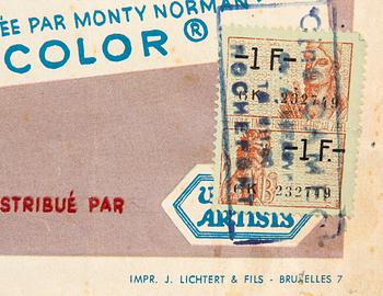 A Belgian movie poster James Bond  "Dr. No" 1962/63.