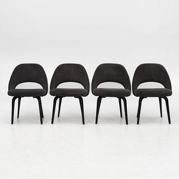 Eero Saarinen, four 2Conference" chairs, Knoll.