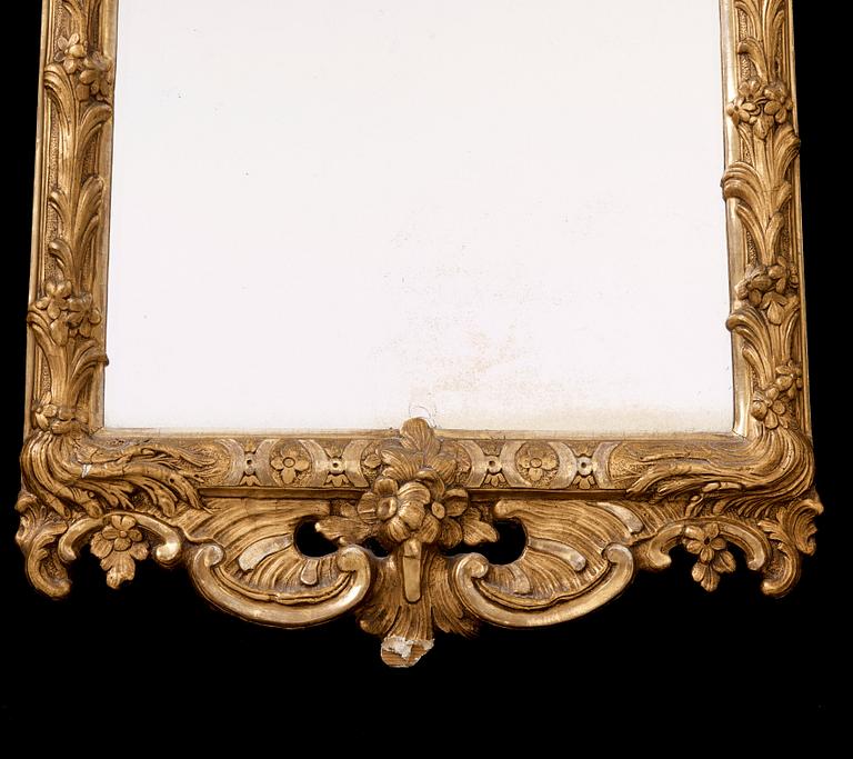 Rokoko, A Swedish Rococo 18th century mirror.