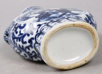 PILGRIMSFLASKA, porslin, Kina, 1800-tal.