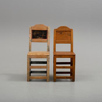 STOLAR, 2 st, allmoge, 17/1800-tal.