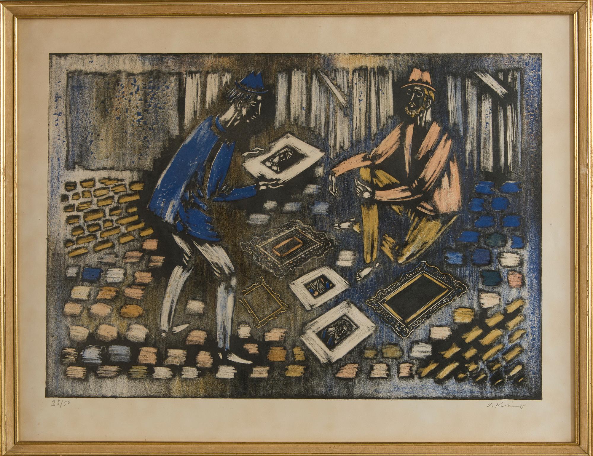 Vytautas Kasiulis, Art Dealer.