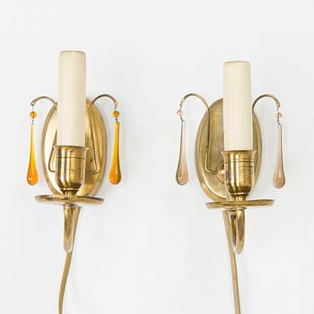 Paavo Tynell, a pair of 1930s wall lights '7253' for Taito.