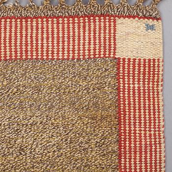 Märta Måås-Fjetterström, A CARPET, "Effsingen", flat weave, ca 250 x 156,5 cm, signed AB MMF.