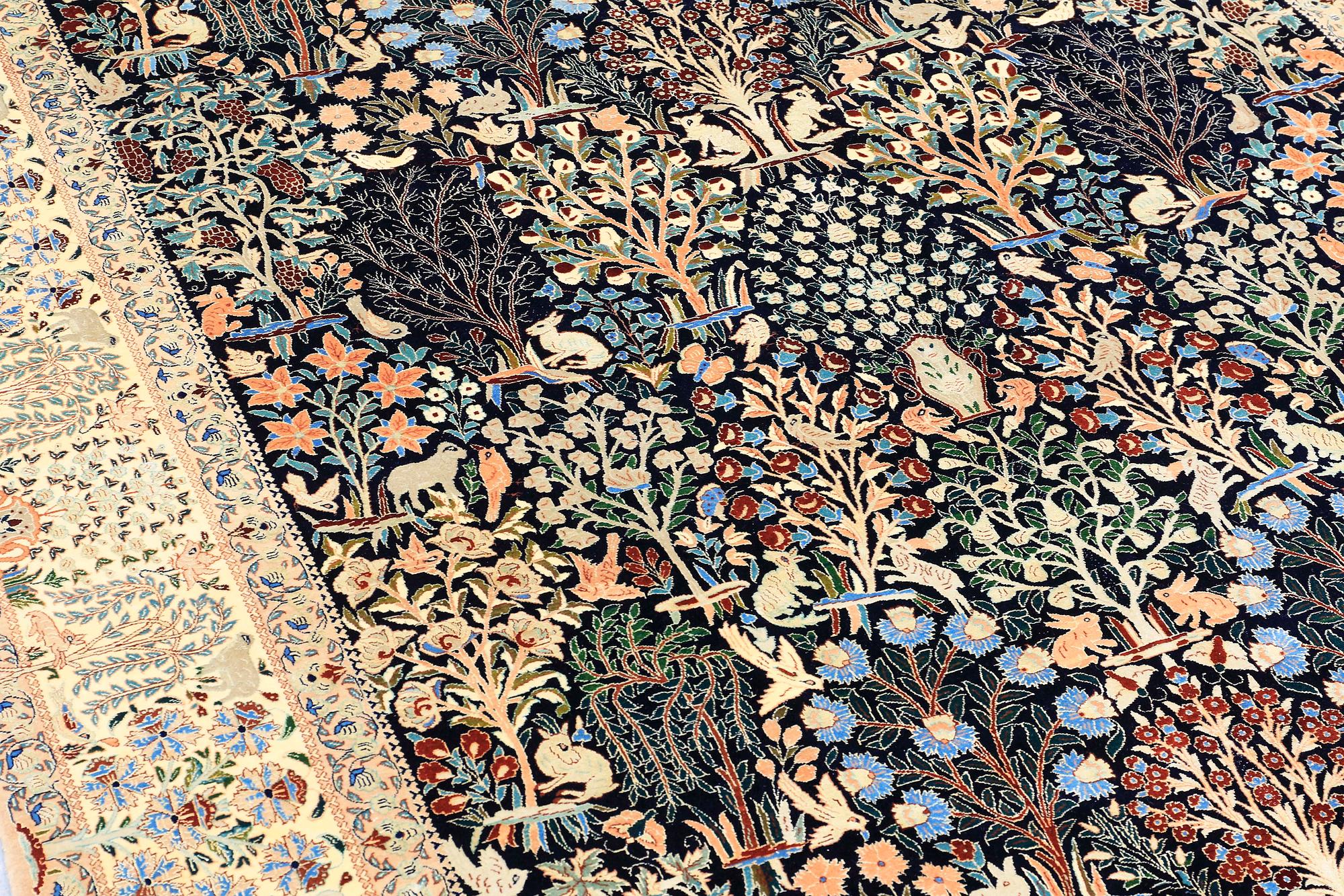 A RUG, Figural Nain, so called 6 LAA, ca 283 x 180 cm.