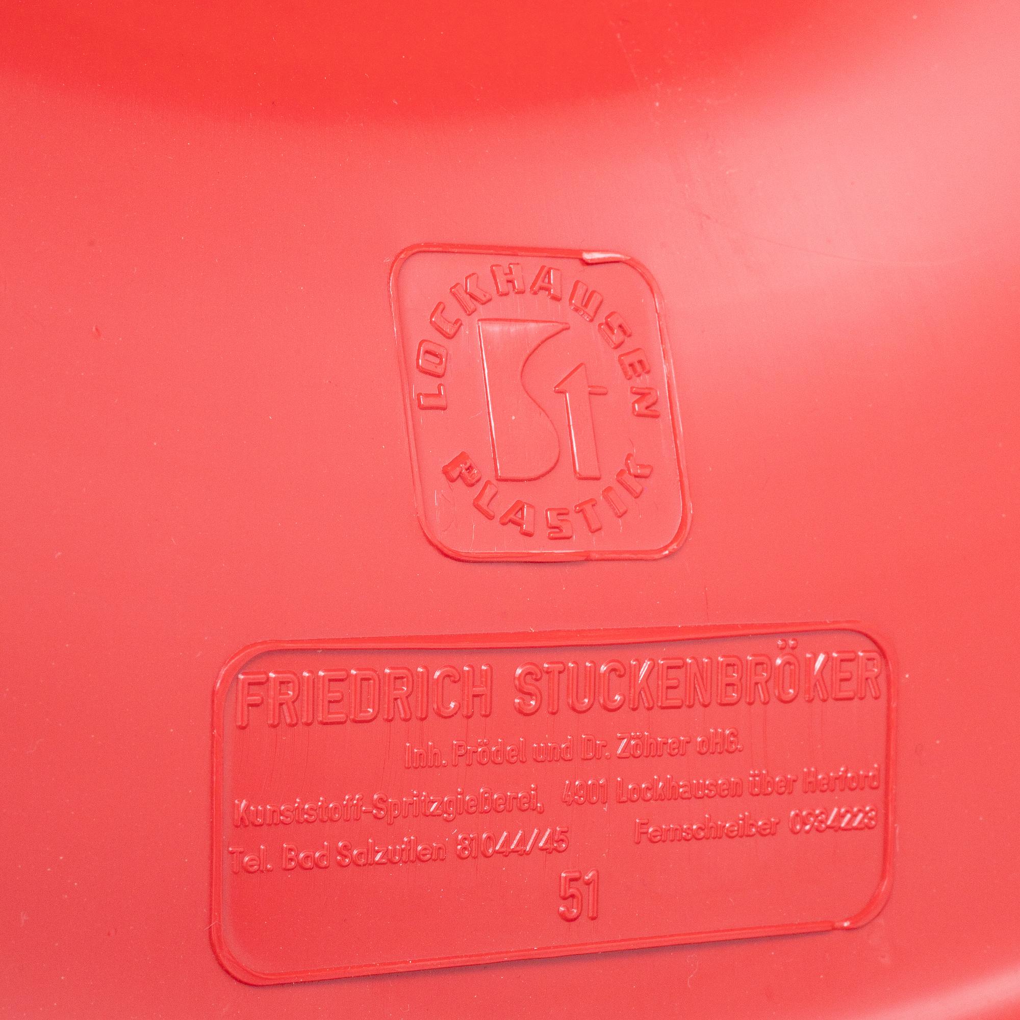 Friedrich Stückenbröker, barpallar, 3 st, Lockhausen, Tyskland 1960-tal.