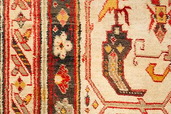 Matta, antik Indisk, sannolikt Agra, ca 467,5-474 x 369,5-374 cm.