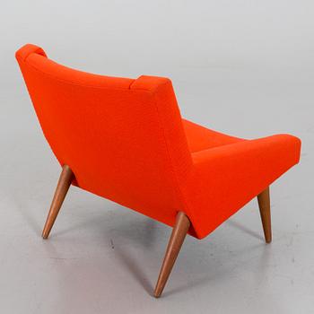 An Illum Wikkelsö lounge chair mdoel 50 Denmark 1950's.