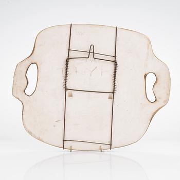 Rut Bryk, a stoneware relief signed BRYK 2.