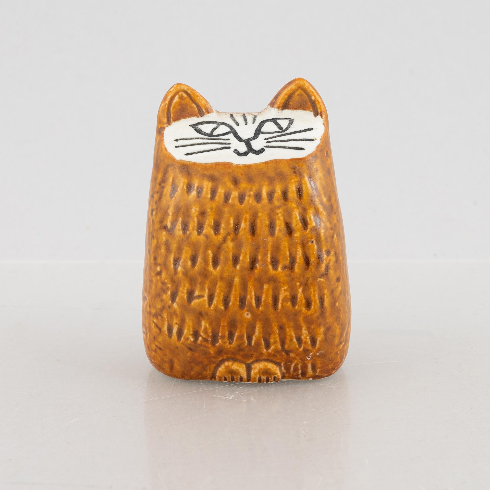 Lisa Larson, a 'Liten katt' stoneware figurine, special edition, Gustavsberg 1965.