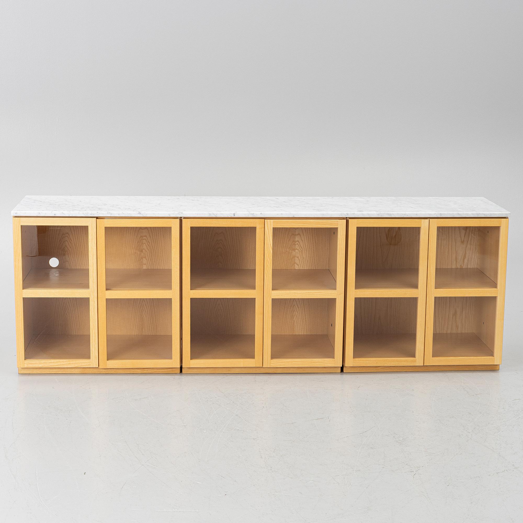 Titti Fabiani, bookcase, three modules, 'BOOK'.