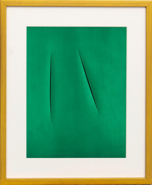 Lucio Fontana, Spatial Concept (from XXth Century).