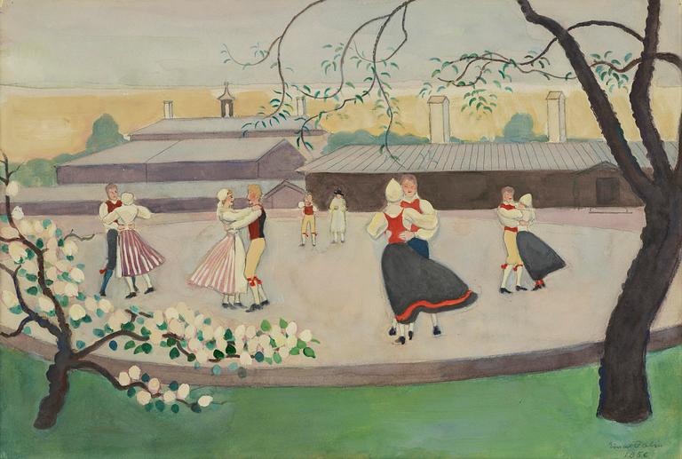 Einar Jolin, Midsummer Dance at Skansen, Stockholm.