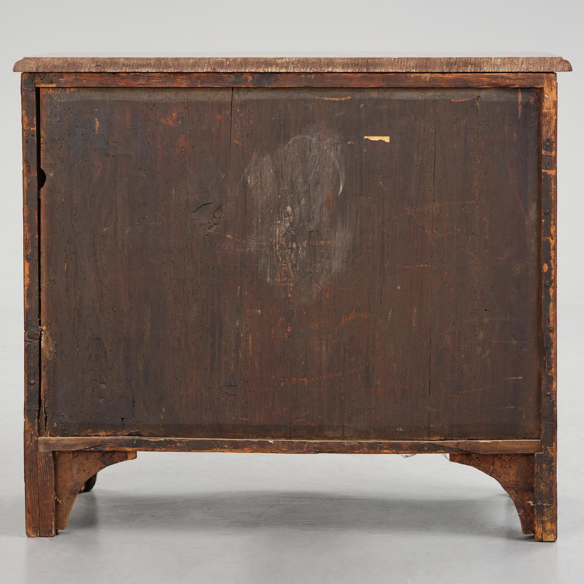 Byrå, Parisarbete, 1700-talets mitt, Louis XV.