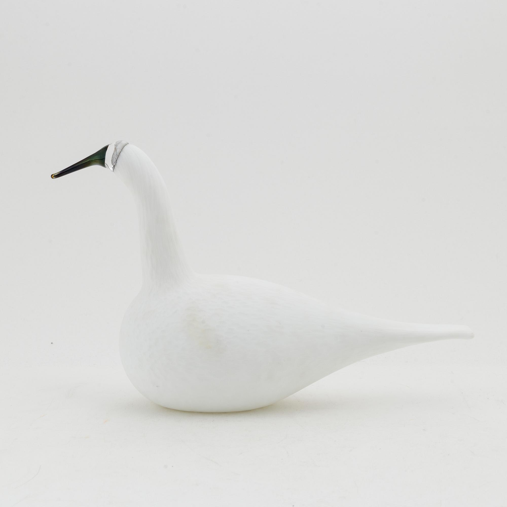 Oiva Toikka, a glass bird, Nuutajärvi Notsjö, signed, 2007.