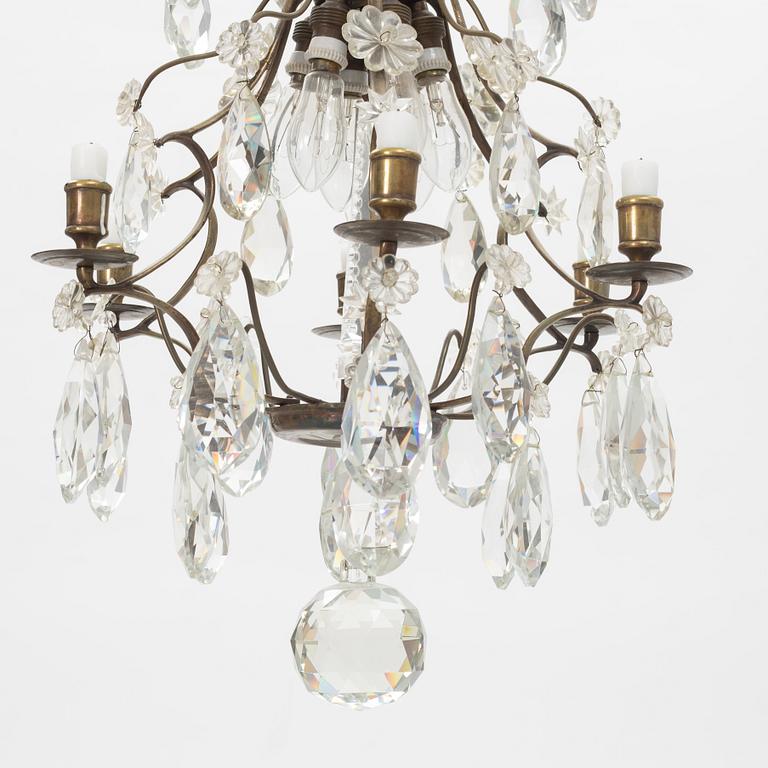 A Baroque style chandelier, first half of the 20th Century.